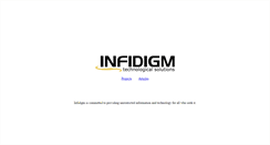 Desktop Screenshot of infidigm.net