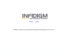 Tablet Screenshot of infidigm.net